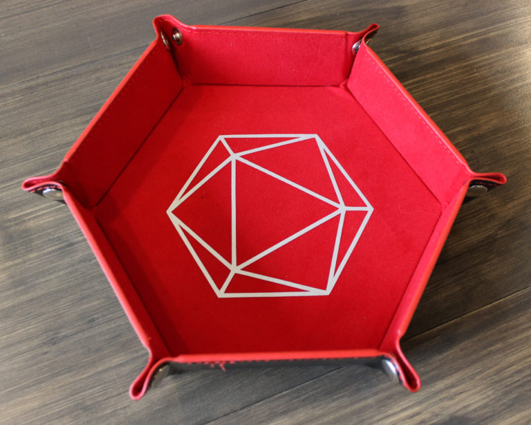 Hexagon Leather Dice Tray - Image 5