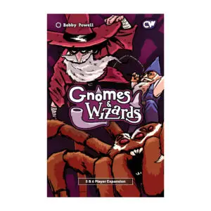 Gnomes and Wizards 5–6 player expansion box showing the front cover artwork on a clean background