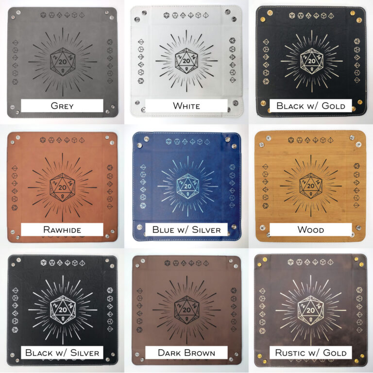 Dice Tray Color Options