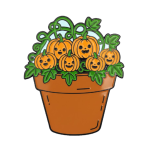 Vine Pumpkin Enamel Pin