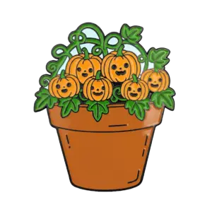 Vine Pumpkin Enamel Pin